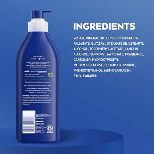 NIVEA Original Moisture Body Lotion with Vitamin E, 16.9 Fl Oz (Pack of 2) | 48-Hour Deep Nourishing Moisture for Normal to Dry Skin thumbnail 8