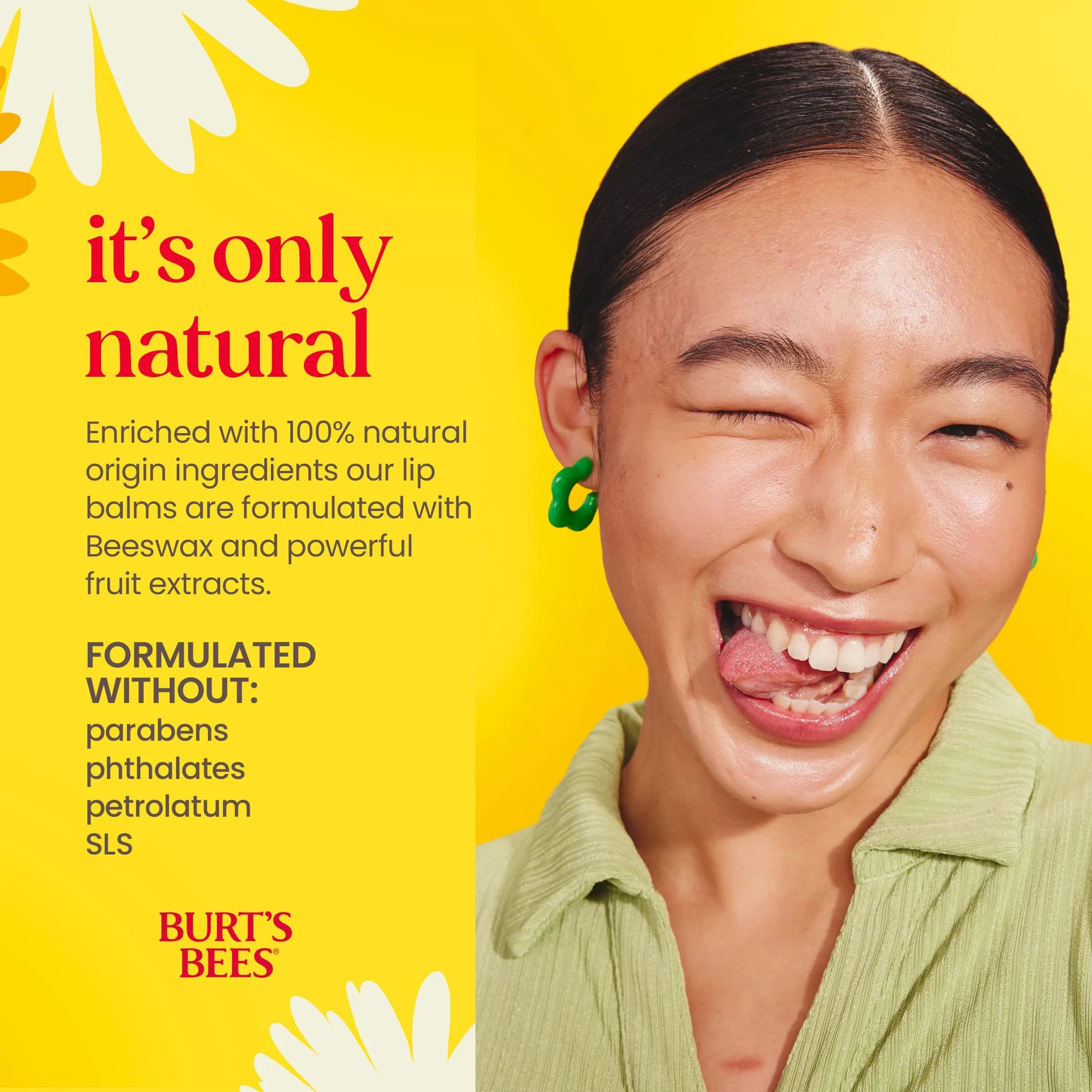 Burt's Bees Pink Grapefruit Tint-Free Lip Balm 2 Count | Natural Conditioning Lip Treatment - view 4