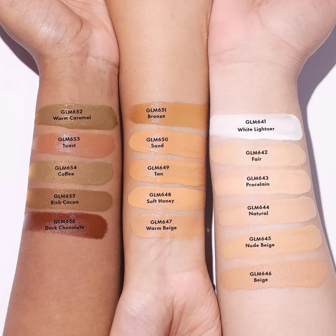L.A. Girl Pro Coverage Liquid Foundation - Nude Beige (Pack of 2) | Dewy, Radiant Finish - view 3