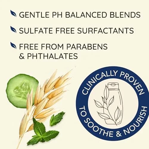 Aveeno Fresh Greens Blend Sulfate-Free Shampoo with Rosemary, Peppermint & Cucumber 708ml (24 Fl Oz) | Clarifying & Volumizing for Thin Hair thumbnail 4