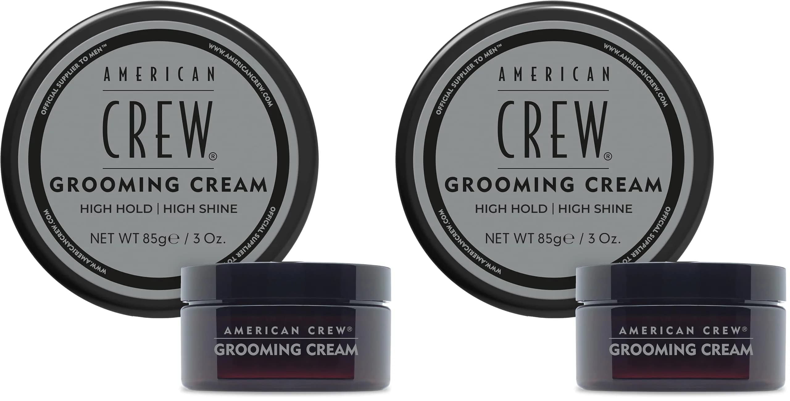 AMERICAN CREW Men's Grooming Cream High Hold High Shine 170g (6 oz) | Moisture-Repelling Styling — All