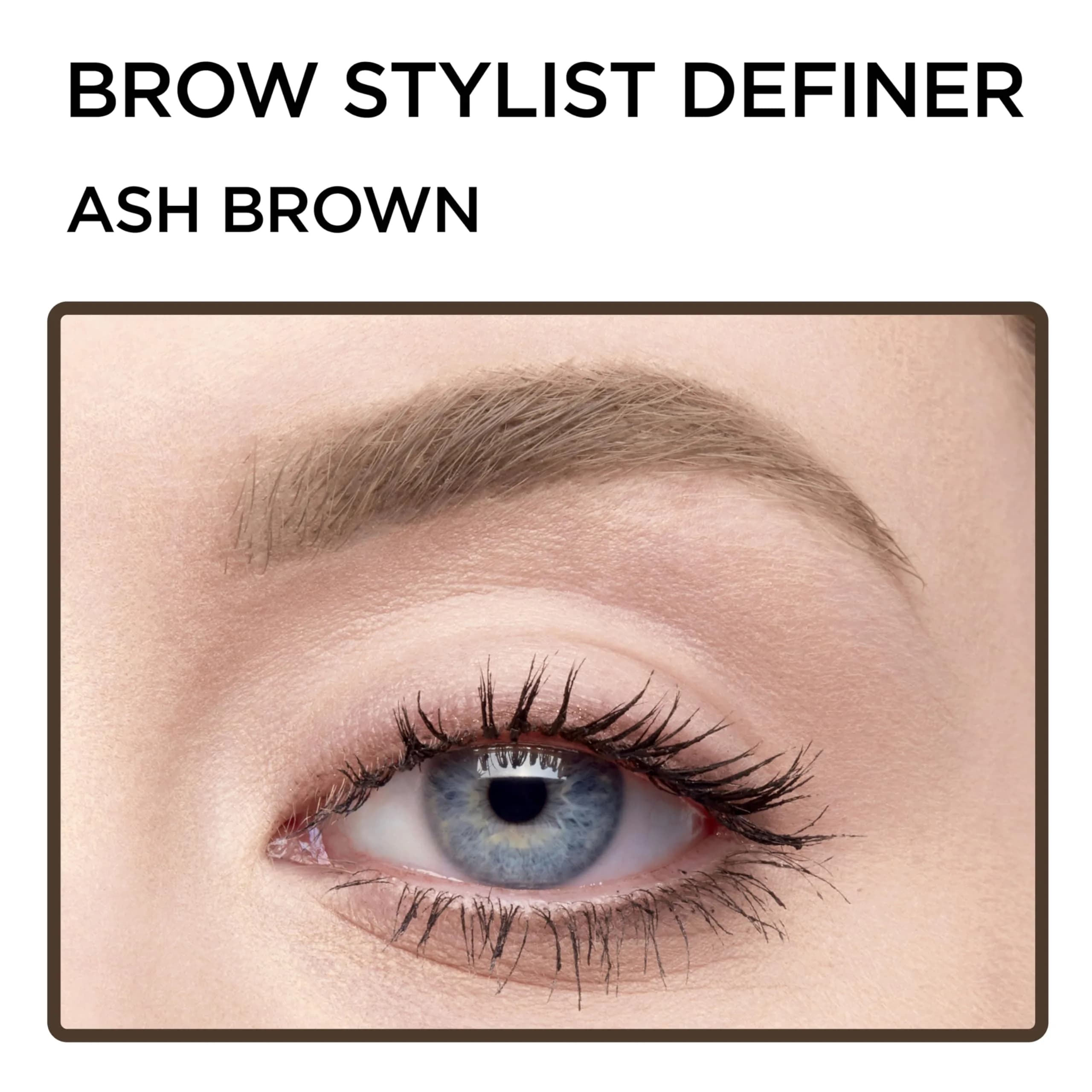 L'Oreal Paris Brow Stylist Definer Waterproof Eyebrow Pencil, Medium Ash Brown, 0.003 Oz (Pack of 2) - view 4