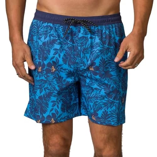 REEF Men's Felix E-Waist Swimshort Azure | 4-Way Stretch, Relaxed Fit, Water-Resistant thumbnail 1