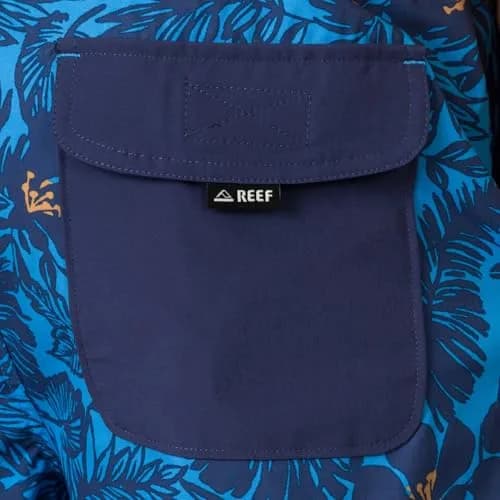 REEF Men's Felix E-Waist Swimshort Azure | 4-Way Stretch, Relaxed Fit, Water-Resistant thumbnail 4