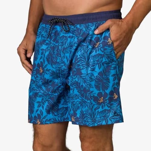 REEF Men's Felix E-Waist Swimshort Azure | 4-Way Stretch, Relaxed Fit, Water-Resistant thumbnail 2