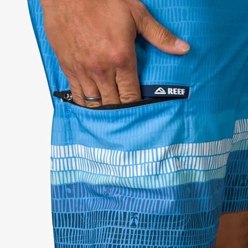 REEF Men's Remy Fixed Waist Boardshort Azure | 4-Way Stretch, Quick Dry, Casual Fit thumbnail 4
