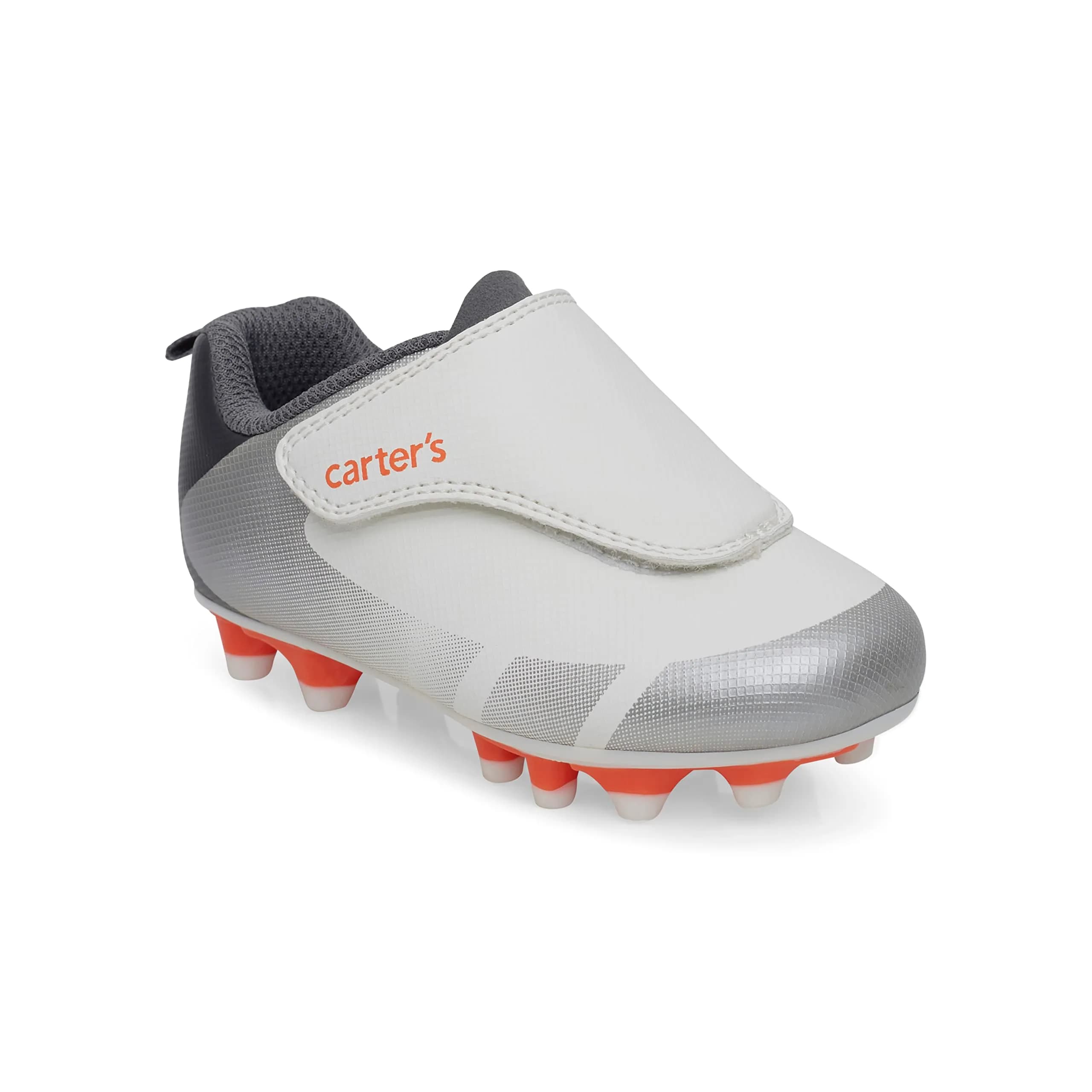Carter's Kids' Fica Sport Cleat, White, 7 M | Versatile Soccer & Active Shoe for Kids