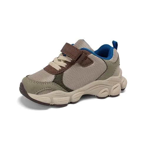 Carter's Johann Khaki Brown Kids' Sneakers | Comfortable Play & School Shoe (0.28kg, 1 Pack) thumbnail 3