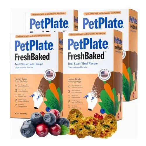 PetPlate Trail Blazin' Beef Air-Dried Dog Food | Human-Grade, Grain-Inclusive, 2lbs thumbnail 1