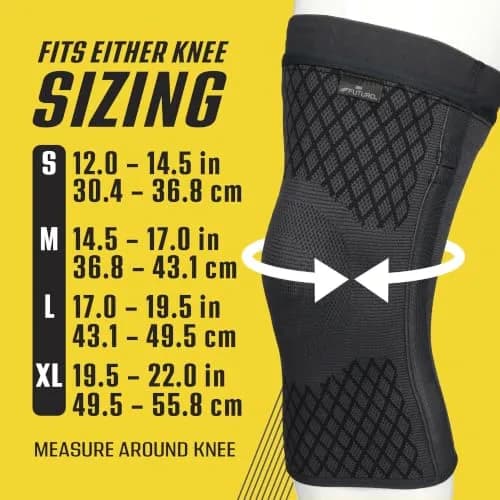 FUTURO Premium Compression Knee Sleeve with Stabilizers, Small 9.5cm (3.7in) | FDA Approved Medical Grade Support thumbnail 2