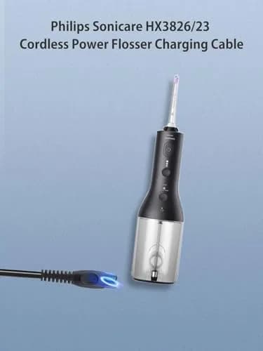 NOUKAJU USB Charging Cable for Philips Sonicare HX3826/23 Power Flosser, 1m (3.28ft) Black | Replacement Charger Cable thumbnail 3