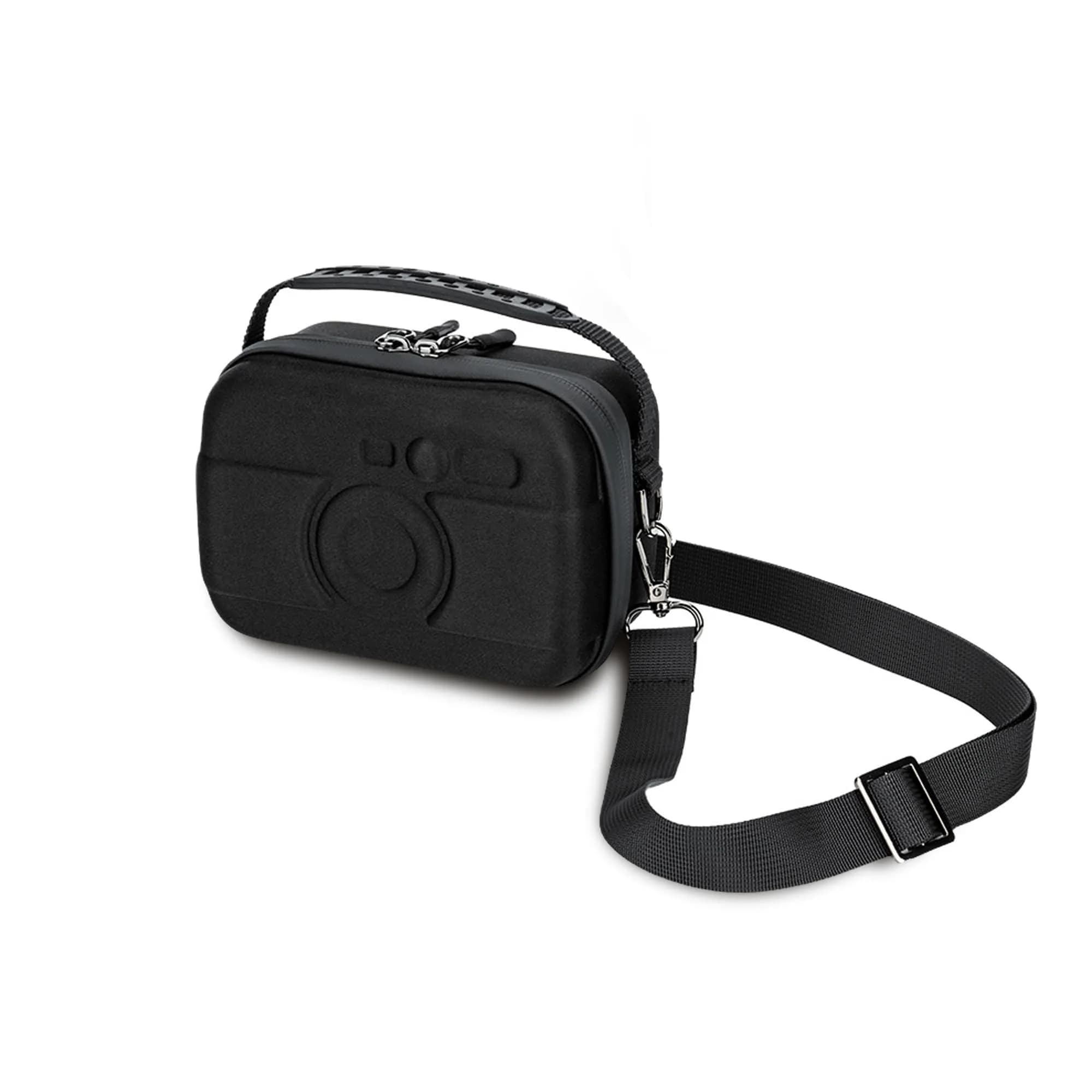 JJC Hard Shell Camera Case for DJI Action 6, GoPro Hero 13/12, Insta360 Cameras — Black, 17.7cm (7in) - main product image