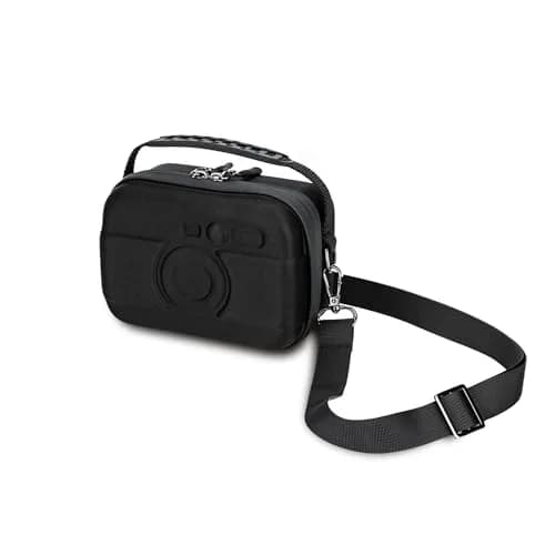 JJC Hard Shell Camera Case for DJI Action 6, GoPro Hero 13/12, Insta360 Cameras — Black, 17.7cm (7in) thumbnail 1
