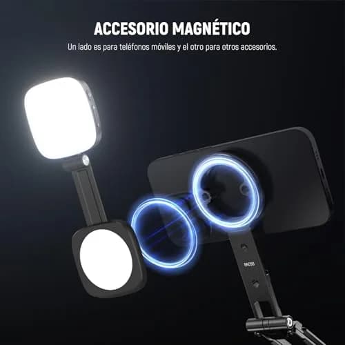 NEEWER Magnetic Phone Tripod Holder Stand with 1/4" & Arca Mount, Cold Shoe Grip for MagSafe iPhones & Androids (PA098) thumbnail 4