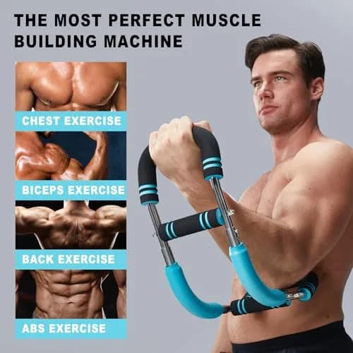 HOTWAVE Twister Arm Trainer 40-110 lbs | Portable Chest & Arm Workout Equipment for Men & Women thumbnail 3