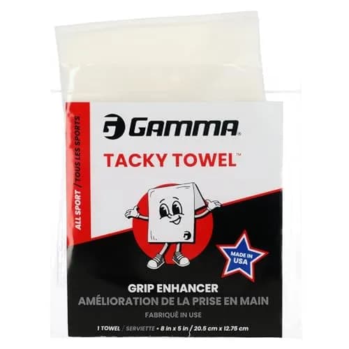 Gamma Tacky Towel for Tennis & Pickleball | Grip Enhancer for Sweaty Hands | Pocket-Sized Control Aid thumbnail 1
