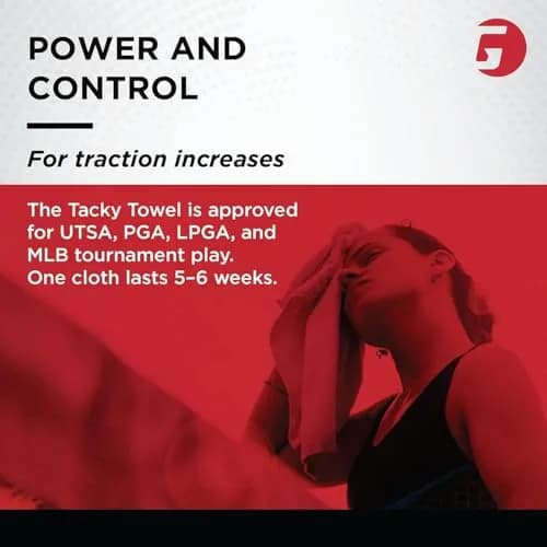 Gamma Tacky Towel for Tennis & Pickleball | Grip Enhancer for Sweaty Hands | Pocket-Sized Control Aid thumbnail 4