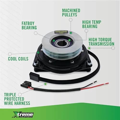 Xtreme PTO Clutch for Lawn Mowers 1 1/8" | Replaces Toro 112-2320, Impact Resistant Wire Harness thumbnail 5