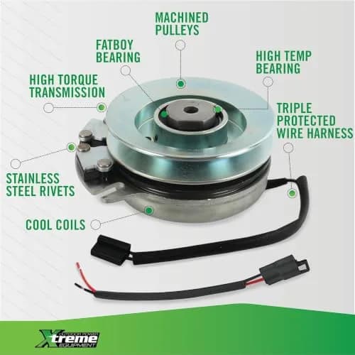 Xtreme PTO Clutch Compatible with Hustler Raptor 1/2" or 5/8" Belt, 1" ID, 5 5/16" Pulley Diameter | High Torque & Precision thumbnail 5