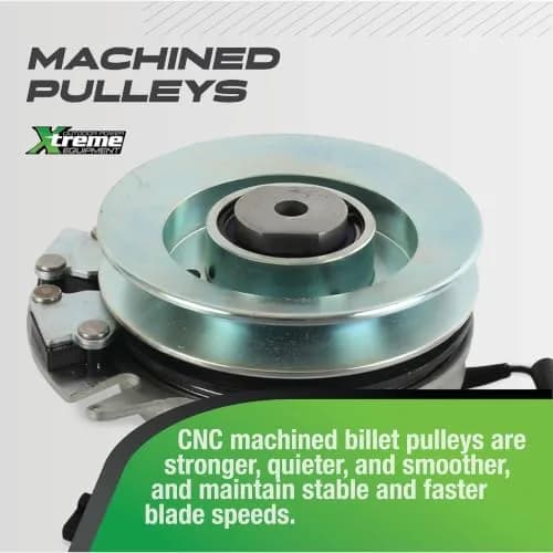 Xtreme PTO Clutch Compatible with Hustler Raptor 1/2" or 5/8" Belt, 1" ID, 5 5/16" Pulley Diameter | High Torque & Precision thumbnail 9