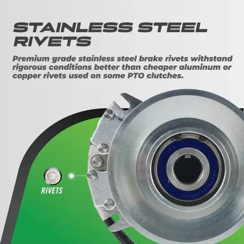 Xtreme PTO Clutch Compatible with Land Pride 890-914C 1/2" or 5/8" Belt, 1 1/8" ID, 6 1/4" Pulley, Clockwise Rotation | Heavy Duty Replacement thumbnail 7