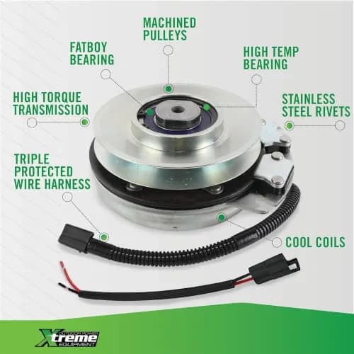 Xtreme PTO Clutch Compatible with Cub Cadet Z Force S 54, 60, Tank Series | Super Smooth Precision, Replace OEM 717-04754, 917-04754A thumbnail 5