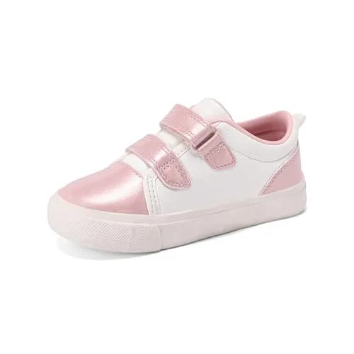 Carter's Flori White Multi Sneakers | Double Hook & Loop Closure, Low Top, Casual Style (10 in, US Little Kid) thumbnail 5