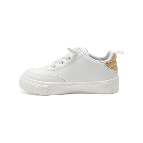 Carter's Arianna White/Gold Sneakers | Slip-On Casual Kids Shoes thumbnail 5