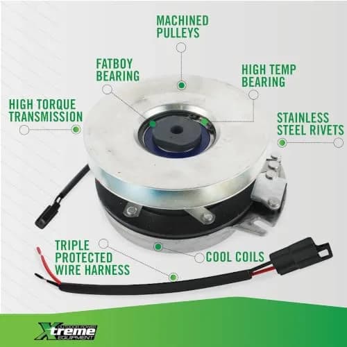 Xtreme PTO Clutch for John Deere ZTrak Z920A | Cool Coil Tech & Replaceable Pulley Bearing thumbnail 5