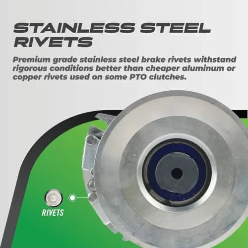 Xtreme PTO Clutch for John Deere ZTrak Z920A | Cool Coil Tech & Replaceable Pulley Bearing thumbnail 7