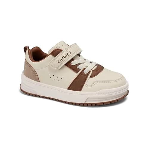 Carter's Tonie Cream Sneakers for Girls | Comfortable & Durable, Size WIDTH-M040 thumbnail 1