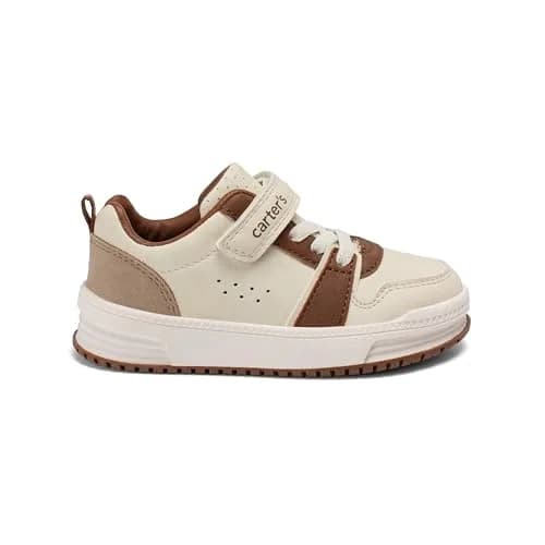 Carter's Tonie Cream Sneakers for Girls | Comfortable & Durable, Size WIDTH-M040 thumbnail 2