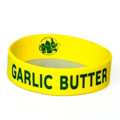 Culinary ID Bands Garlic Butter Silicone Label Band for 16, 20, and 24 oz | Durable, Stretchable, Green thumbnail 1