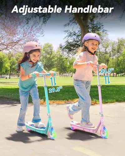 Gyroor KS2 Kids Electric Scooter 5 MPH 4in Wheels | LED Light-Up Wheels & Deck thumbnail 7