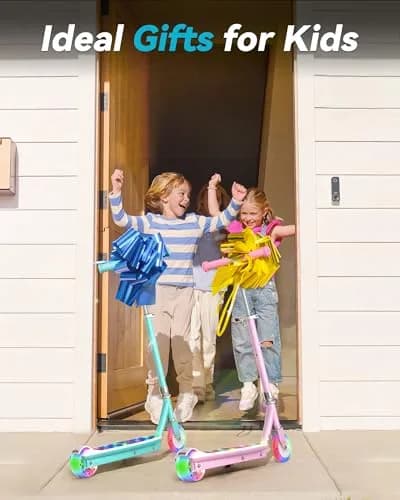 Gyroor KS2 Kids Electric Scooter 5 MPH 4in Wheels | LED Light-Up Wheels & Deck thumbnail 8