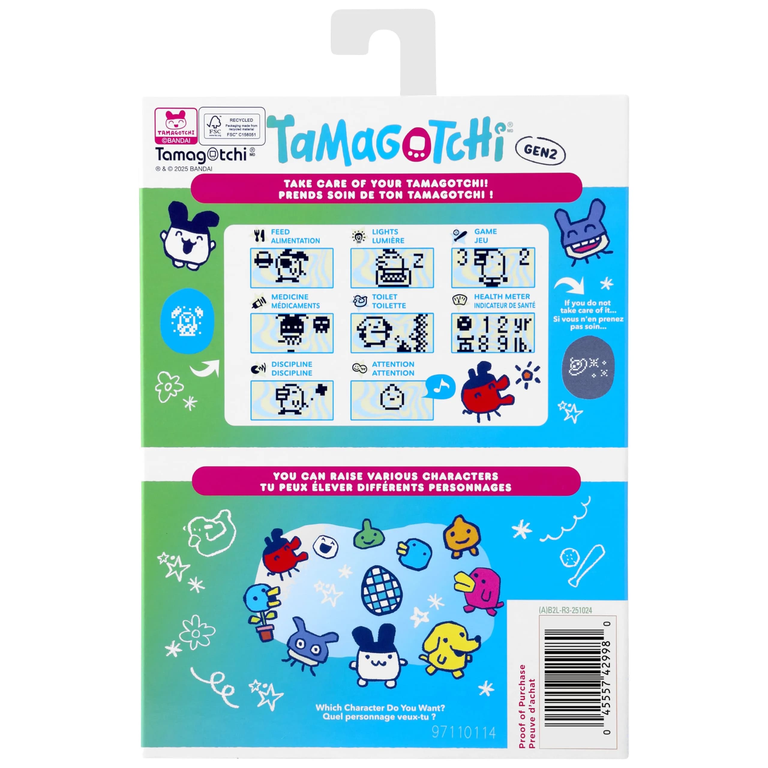 Tamagotchi Original Fresh Strawberry | Classic Digital Pet with Generation 2 Programming - view 6