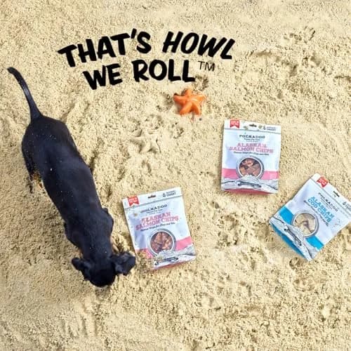 Polkadog Crunchy Alaskan Cod & Salmon Chip Dog Treats | Wild-Caught, Single-Ingredient, USA Made, 2.75oz (Variety 2Pk) thumbnail 7