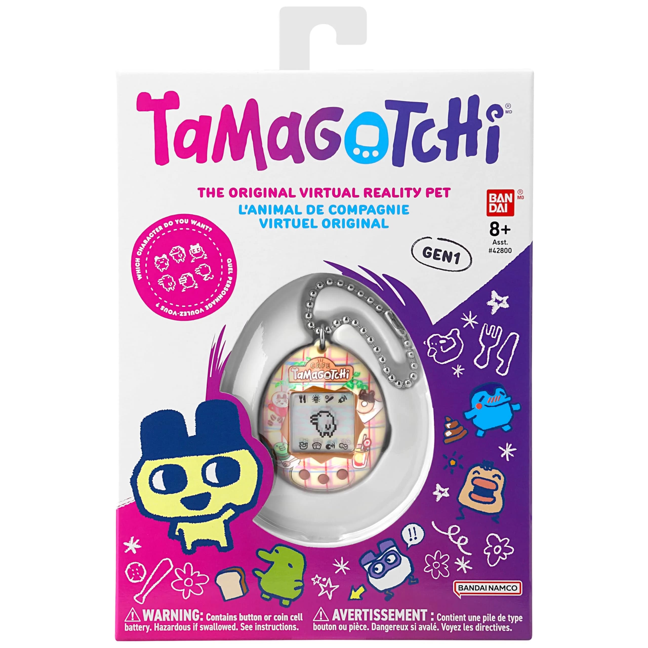 Tamagotchi Original Tama Cafe Electronic Pet | Ages 8+ | Retro Theme - view 4