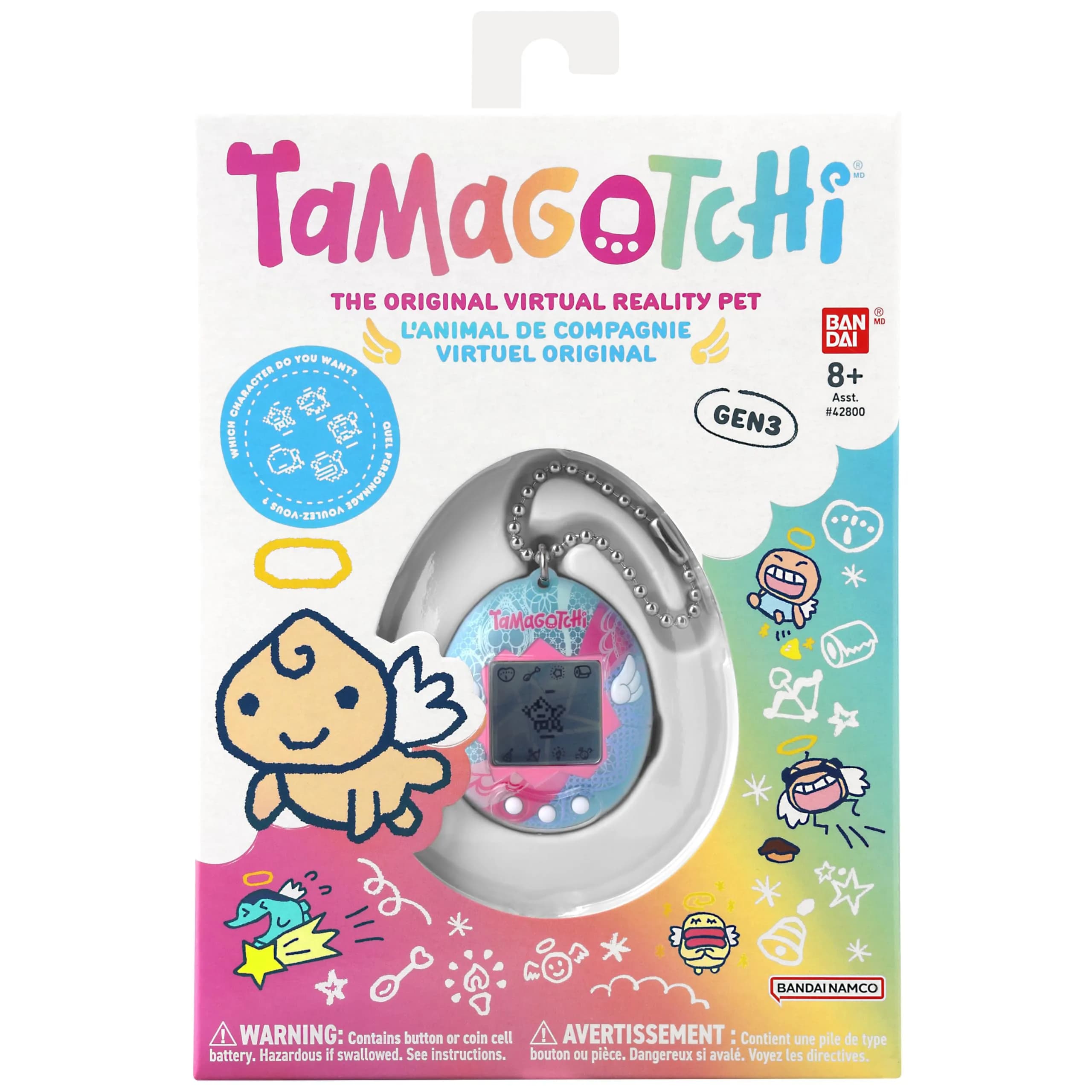 Tamagotchi Original Angel Lace Edition | Nostalgic Virtual Pet for Kids - view 4