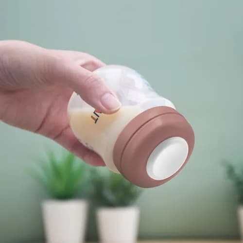 Maymom Screw Lids Travel Caps with Rewritable Sealing Disc for Avent Bottles 6 Count (Brown) | Leak-Proof & Travel-Friendly thumbnail 8