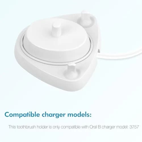 seplouis 4 Pack Brush Head Covers Compatible with Oral B & iO Electric Toothbrush Heads + Toothbrush Holder with 1 Charging Station Slot and 2 Brush Head Stands | Tidy & Travel-Friendly thumbnail 4
