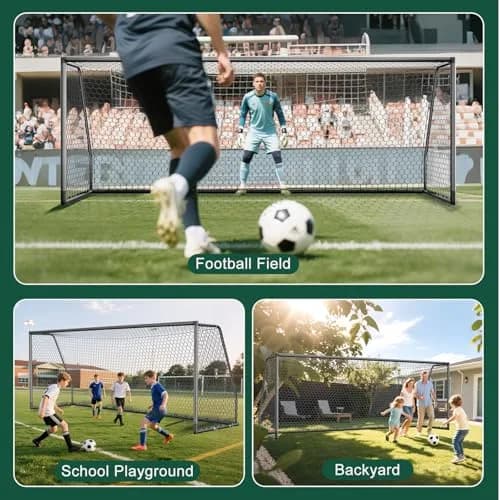 MOPHOTO 18.5x6.5ft Soccer Goals | Heavy-Duty Aluminum, Professional Training for Youth & Adults thumbnail 6