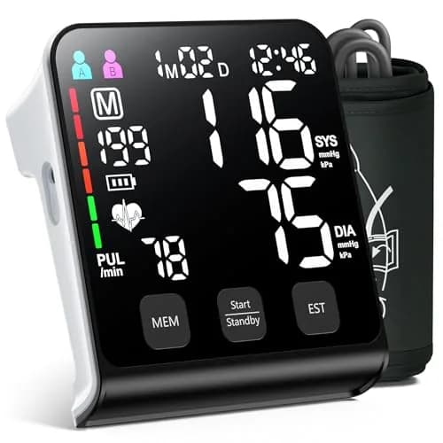 WAMELPRI Blood Pressure Monitor with 4.5-Inch LED Screen | Accurate Daily Health Tracking thumbnail 1