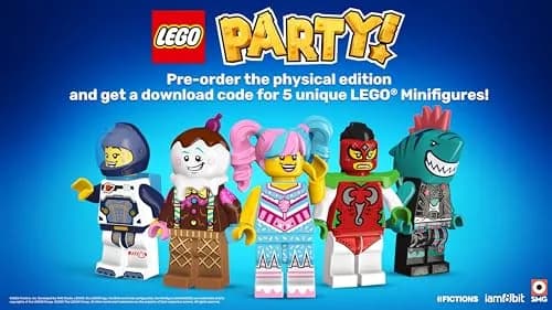 iam8bit LEGO Party! Nintendo Switch | 4-Player Multiplayer, 60 Minigames, Cross-Platform Play thumbnail 2
