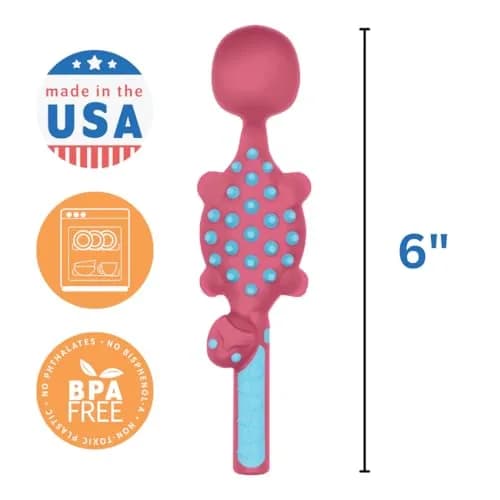 Constructive Eating Dinosaur Plate and Utensils Set 4-Piece | BPA-Free Toddler Dinnerware thumbnail 5