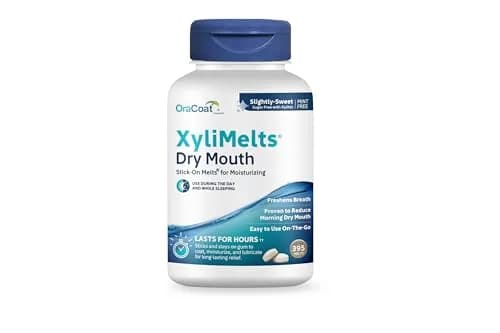 Oracoat XyliMelts Dry Mouth Adhering Discs 395 Count (13.2 oz / 375 g) | Sugar-Free Xylitol Relief thumbnail 1