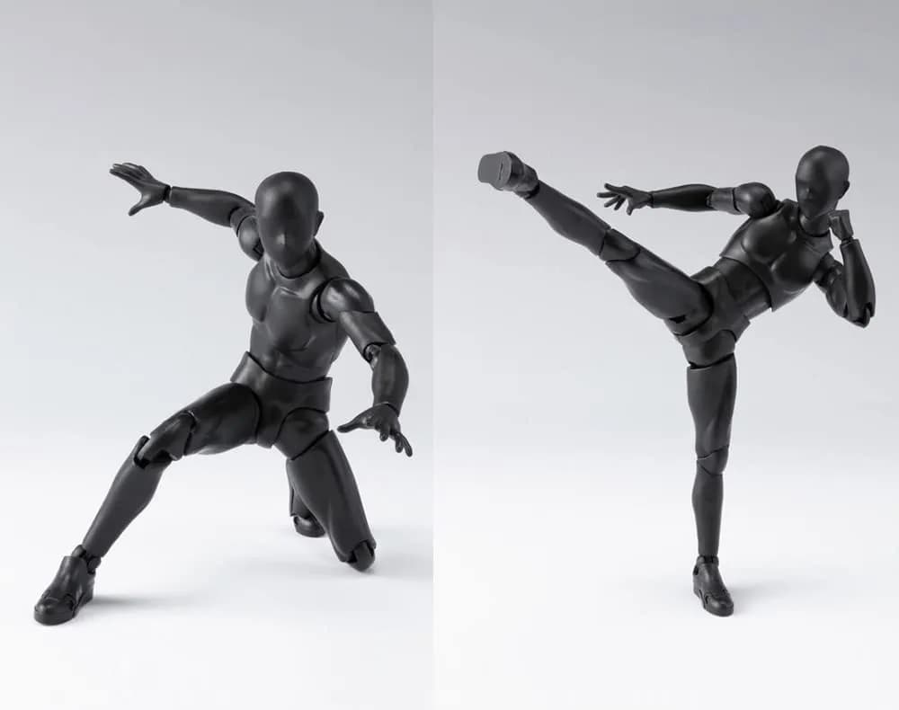 Haniforever Poseable Articulated Action Figure 15 cm (6 inch) | Artist Drawing Model with 30+ Joints & Accessories - view 5