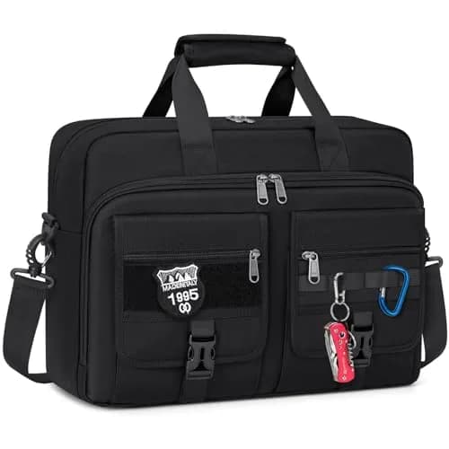 RAINSMORE Tactical Laptop Bag 15.6 Inch Waterproof Military Shoulder Messenger Bag for Men | Large Capacity, Durable & Stylish thumbnail 1