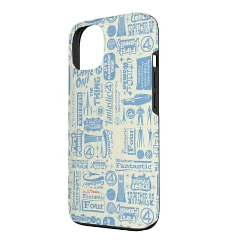 Marvel Fantastic Four: First Steps Words & Icons Phone Case for iPhone 13 | Superhero Design & Shock Absorption thumbnail 2