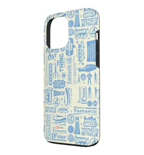 Marvel The Fantastic Four Words & Icons Phone Case for iPhone 13 Pro Max | Superhero Design & Shock Protection thumbnail 2